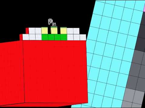 Numberblocks Perfects Numbers Band 3. Algodoo style