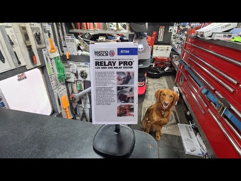 Part of a video titled ALL NEW from MATCO TOOLS!! RT50 Relay Pro relay tester review!