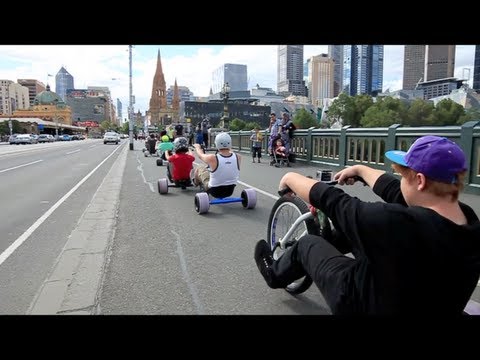 Urban Drift Triking - SlideMelbourne Bull Run