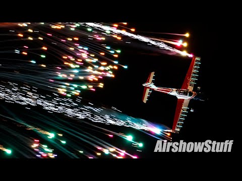 Ghostwriter Night Airshow + Fireworks! EAA AirVenture Oshkosh 2022