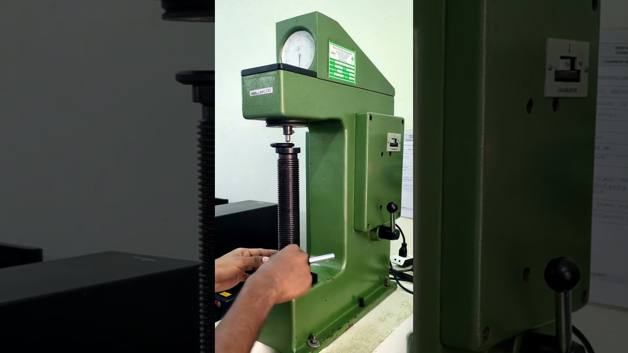 Rockwell Hardness(Mechanical Test) #mechanical#mechnicalengineering#rockwell#hardness#hardnesstester