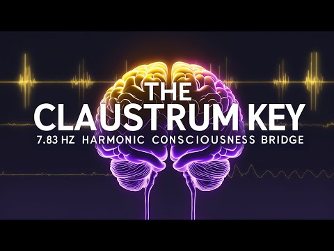 The Claustrum Key | 7.83 Hz Harmonic Consciousness Bridge | 12 Hour Black Screen