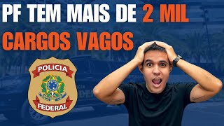 Concurso Polícia Federal  PF soma 2.035 cargos vagos; veja déficit por carreira!