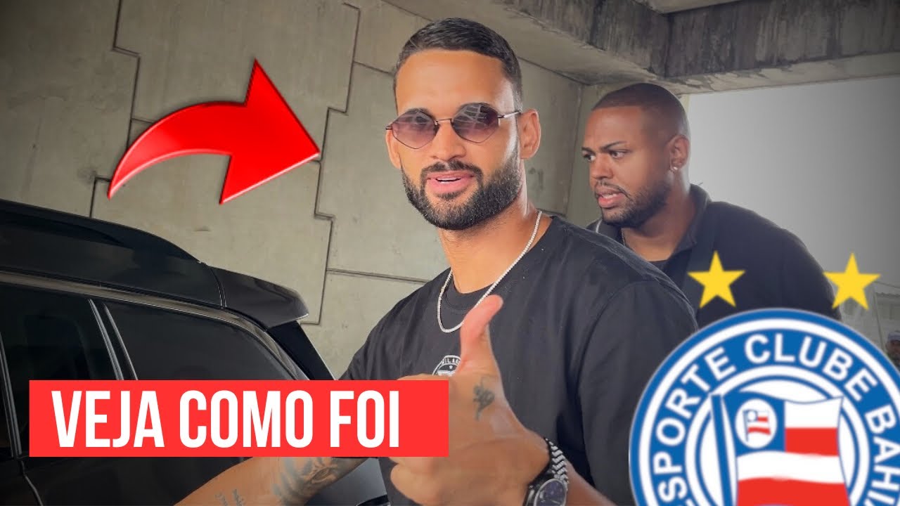 🚨 FALOU SOBRE TUDO! VEJA COMO FOI A CHEGADA DE WILLIAN JOSÉ, NOVO REFORÇO DO BAHIA!