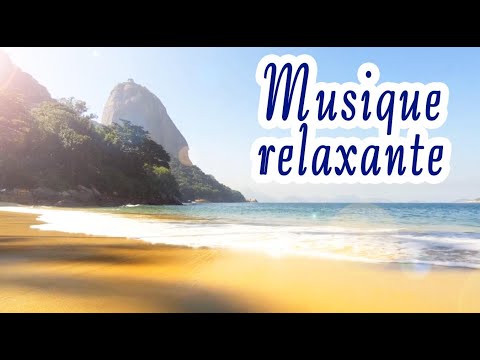 Musique relaxante, piano & océan calme. Mer & cri de mouettes-vagues, zen/camping-bungalow mer-plage