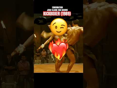 Kickboxer (1989) Van Damme Kick combo #movie #martialarts #tntschoolofmartialarts