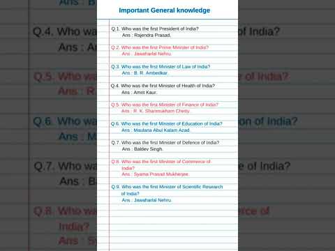 9_Important _Simple_Indian_general _knowledge _questions _and_Answers