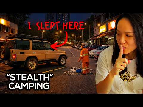 I stealth car camping in Salak South KL with my 34 years old Land Cruiser