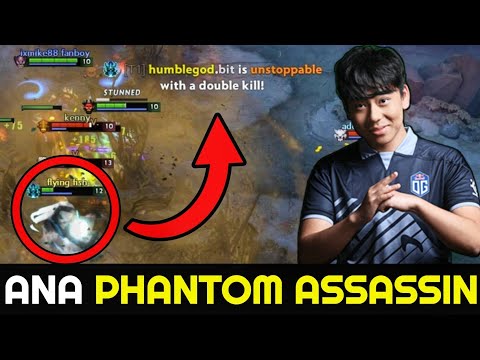ANA Phantom Assassin with Insane Low Hp Double Kill Dota 2