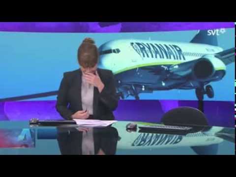 Skrattattack i SVT Aktuellt