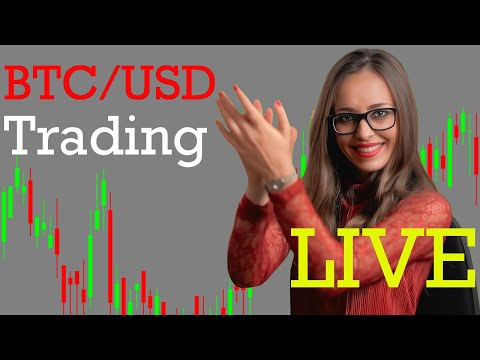Live Bitcoin (BTCUSD) Trading & Technical Analysis - My Cryptocurrency Trading Strategy