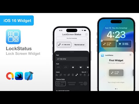 Lock Screen Status - iOS 16 Lock Screen Widget | Full SwiftUI Source Code for Xcode 14