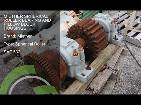 Green Industrial Quick Take - USED MIETHER Pillow Block Bearings SAF 532 For Sale