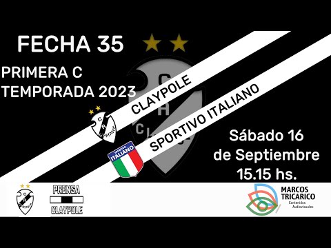 #PRIMERA C | CLAYPOLE - SP. ITALIANO | FECHA 35