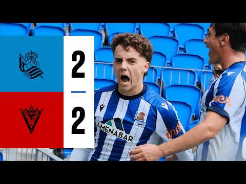 Real Sociedad de Fútbol San Sebastian B 2-2 CD Club Deportivo Mirandés Miranda de Ebro 