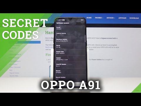 Secret Codes in OPPO A91 – Useful Codes / Testing Menu