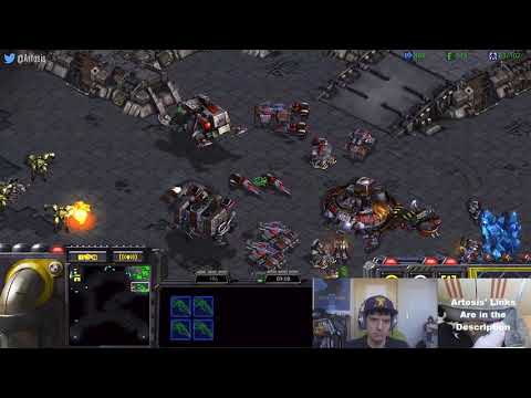 StarCraft Remastered - 1v1 Artosis' Games of SC:R (T) vs [sSa]neymar (P) Circuit Breakers