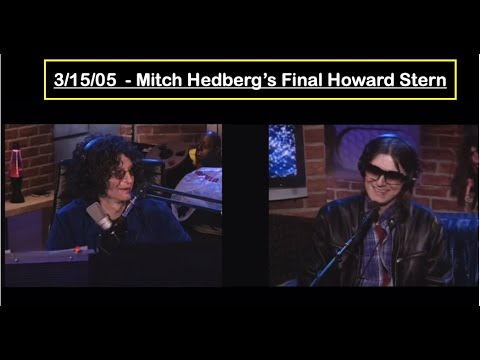 3/15/05 Mitch Hedberg's LAST Howard Stern Interview, 2 weeks b4 he passed | Mitch Hedberg Awakening