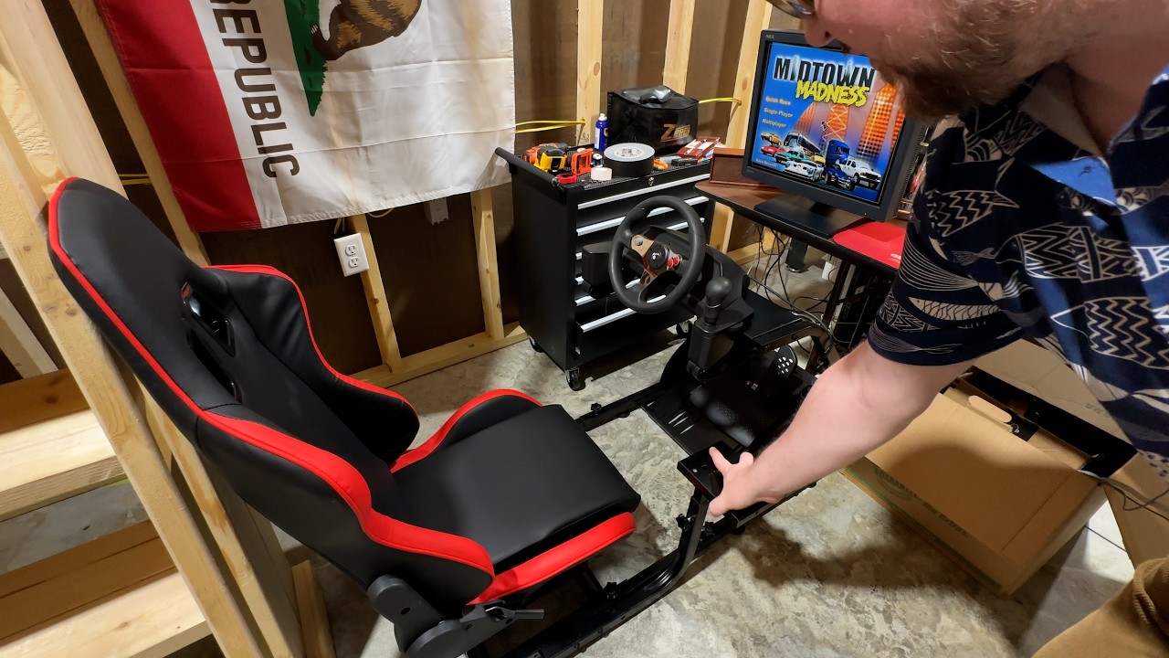 this suspiciously cheap $67 racing seat setup