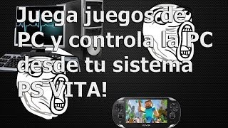 preview picture of video 'PsVita - ¿Como jugar juegos de PC en la PsVita? - Vita Remote Desktop Retrozelda v2 2014 100% LEGAL'