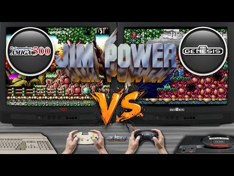 Jim Power 🎮 Amiga 500 vs Sega Genesis | Side-by-Side Comparison