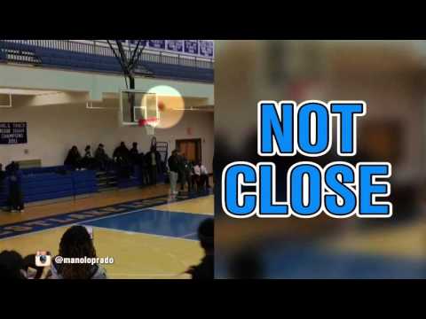 Cam Newton absolutely air balled this shot at a high school game