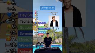 EDM Songs that turn 10 years old this year 🥹 (Avicii, Tiesto, Calvin Harris, Martin Garrix, &amp; more)
