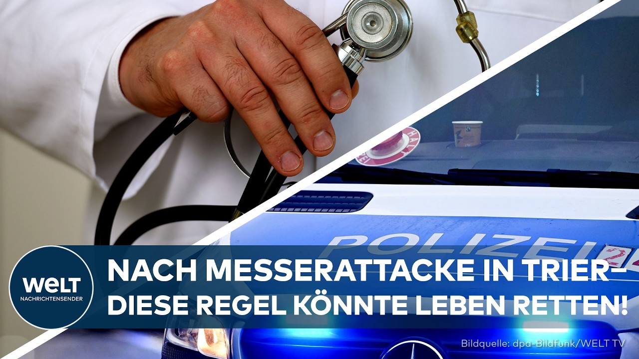 NACH MESSERANGRIFF IN TRIER: CDU fordert neue Regel – Ärzte sollen Behörden zukünftig warnen!