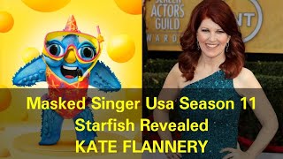 Masked Singer Usa Season 11 - Starfish Revealed - Kate Flannery