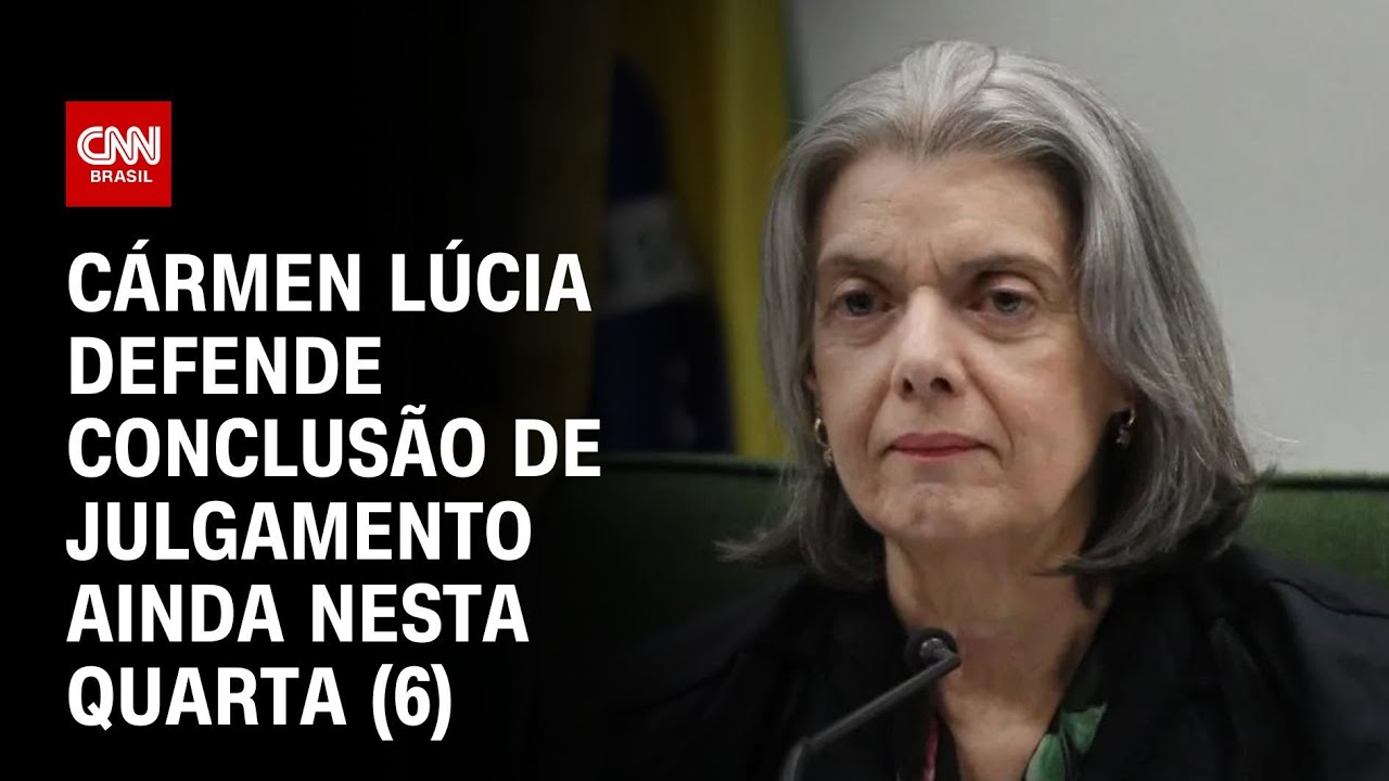 Cármen Lúcia defende conclusão de julgamento sobre porte de drogas ainda nesta quarta-feira (6)