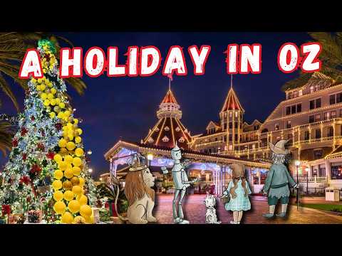 Hotel Del Coronado Christmas 2025 🎄 | A Holiday in Oz - Full Tour