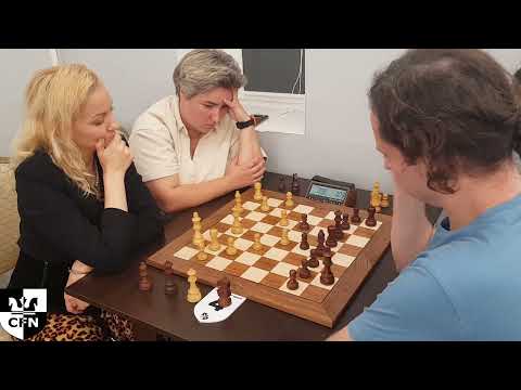 Pair chess. WGM Fominykh & Khisamudinova vs Khamraev & Sinitsin. Chess Fight Night. CFN. Blitz
