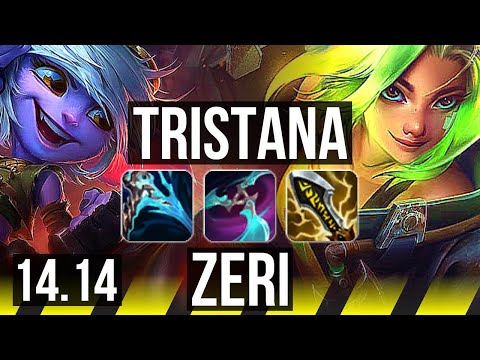 TRISTANA & Yuumi vs ZERI & Thresh (ADC) | Quadra, 67% winrate, Legendary | EUW Master | 14.14
