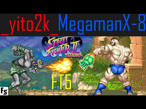 Super Street Fighter 2 Turbo - _yito2k_ [Dhalsim] vs MegamanX-8 [Zangief] (Fightcade FT5)