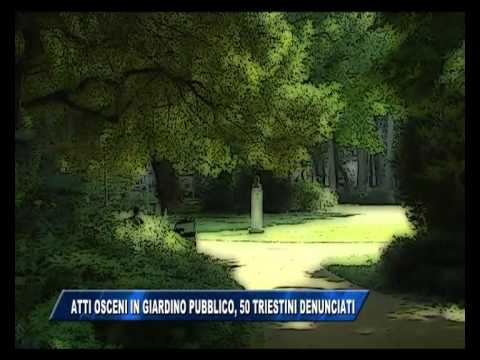 13/08/2015 - ATTI OSCENI IN GIARDINO PUBBLICO, 50 TRIESTINI DENUNCIATI