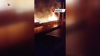 Mobilya Atölyesi Küle Döndü