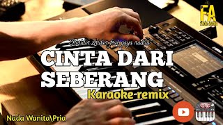 Download lagu CINTA DARI SEBERANG || KARAOKE REMIX {|Orgen tunggal|} mp3