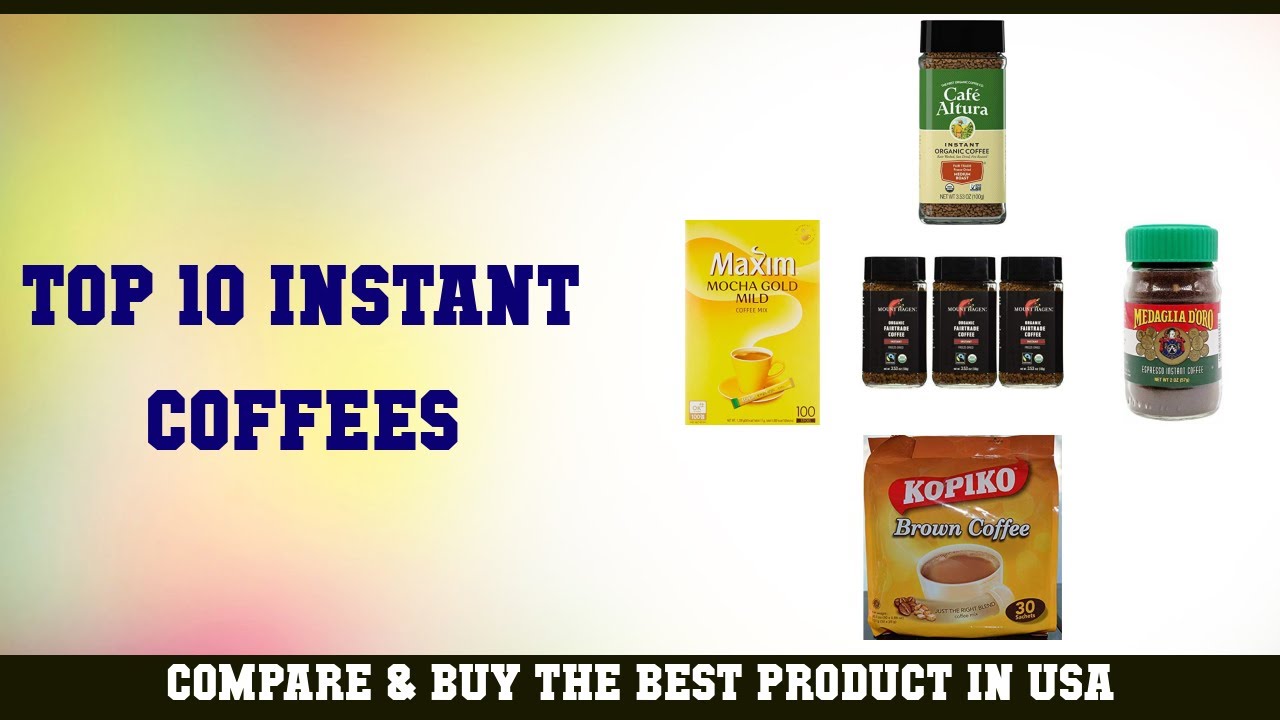 Watch video Top 10 Instant Coffees to buy in USA 2021 | Price & Review Now Top 10 Instant Coffees to buy in USA 2021 | Price & Review