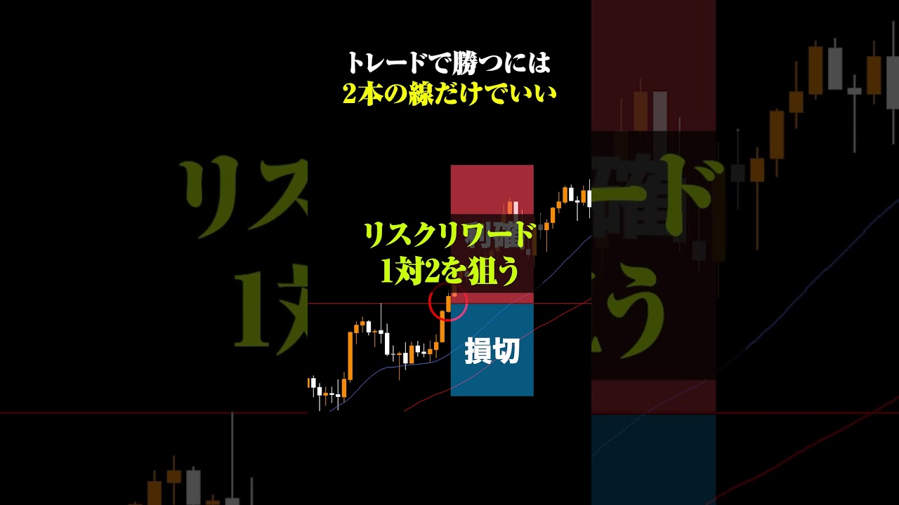 【トレード】為替で勝つためには、2本の線だけでいい