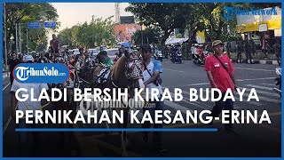Gunakan Peraga, Begini Potret Gladi Bersih Kirab Budaya Pernikahan Kaesang & Erina di Solo
