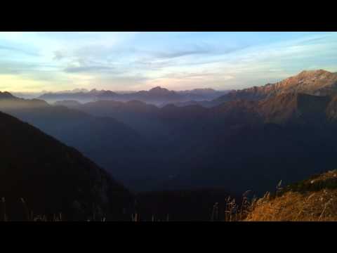 Panorama na vrhu Muzca (Musc) (1612m)