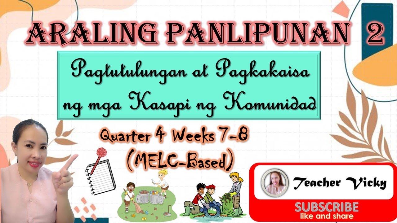 Putar video Araling Panlipunan 2 | Quarter 4 | Pagtutulungan at Pagkakaisa ng mga Kasapi ng Komunidad sekarang Araling Panlipunan 2 | Quarter 4 | Pagtutulungan at Pagkakaisa ng mga Kasapi ng Komunidad