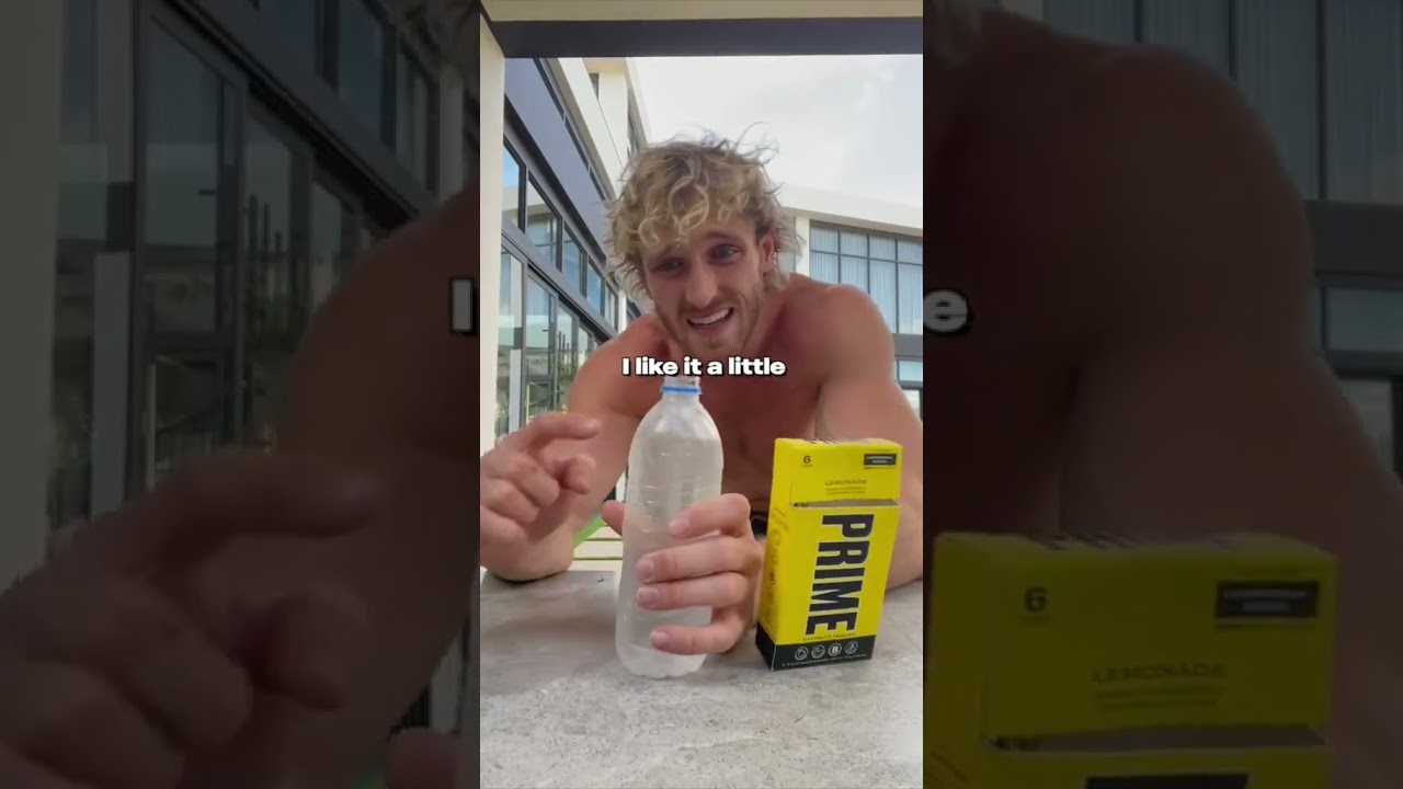 Logan’s new PRIME Lemonade obsession 🤤 #shorts
