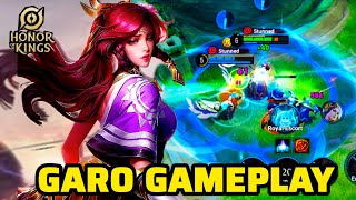 HOK: GARO GAMEPLAY IN FARM LANE | HONOR OF KINGS | ZAY HOK 