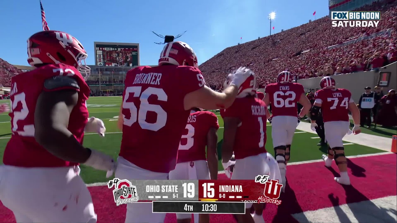 ¡TOUCHDOWN DE NICK MARSH Y TURBO RICHARD! | Ohio State 19-15 Indiana Hoosiers | College Football
