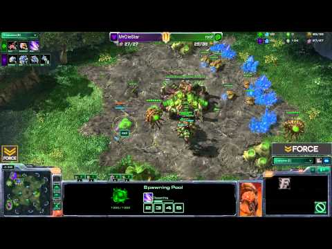 StarCraft 2 - DieStar [T] vs roof [Z] G3 (Commentary)