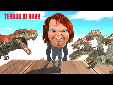 FANTASY + CARNIVORE DINOS AGAINST CHUCKY KING KHUNG + BLOOD PRIMATES -ANIMAL REVOLT BATTLE SIMULATOR