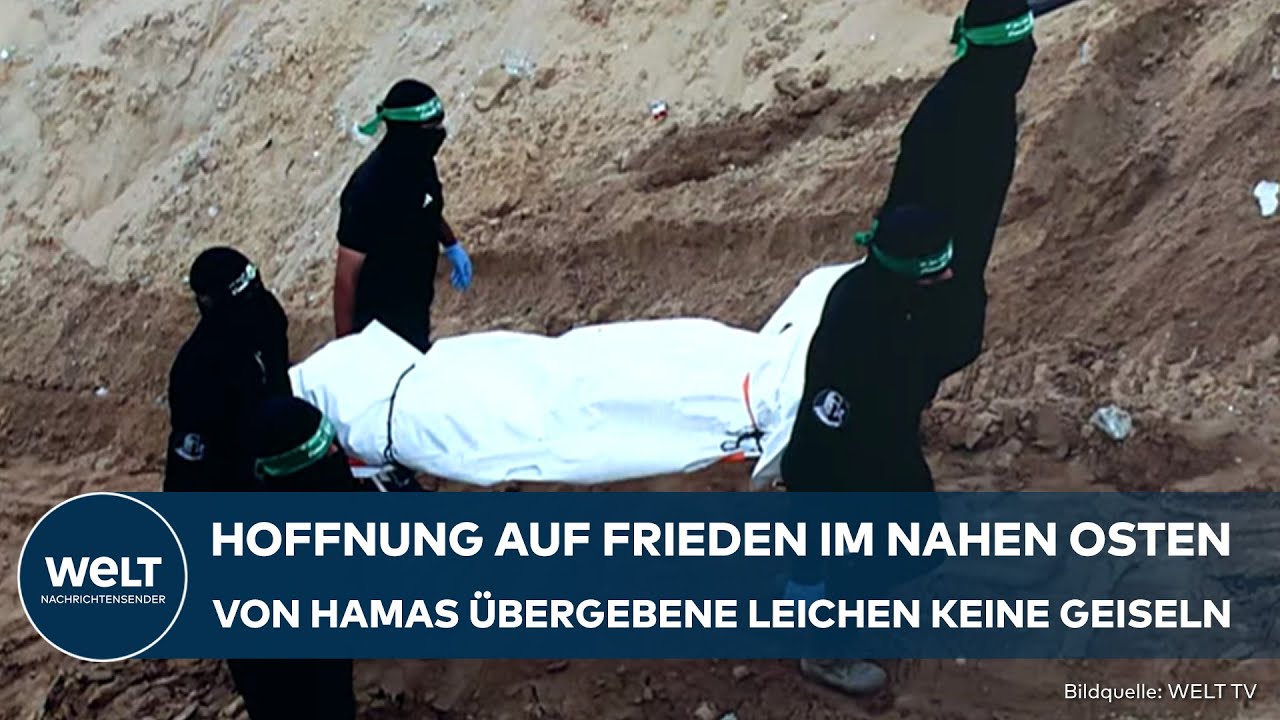 GAZA: Hamas übergibt Leichen – keine vermissten Geiseln unter den Toten