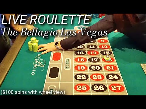 Live Roulette at The Bellagio Las Vegas FIRST PERSON POV (3 sessions)