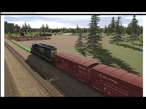 Slide Presentation  Trainz Plus -- Port Hazel to Towsen Route